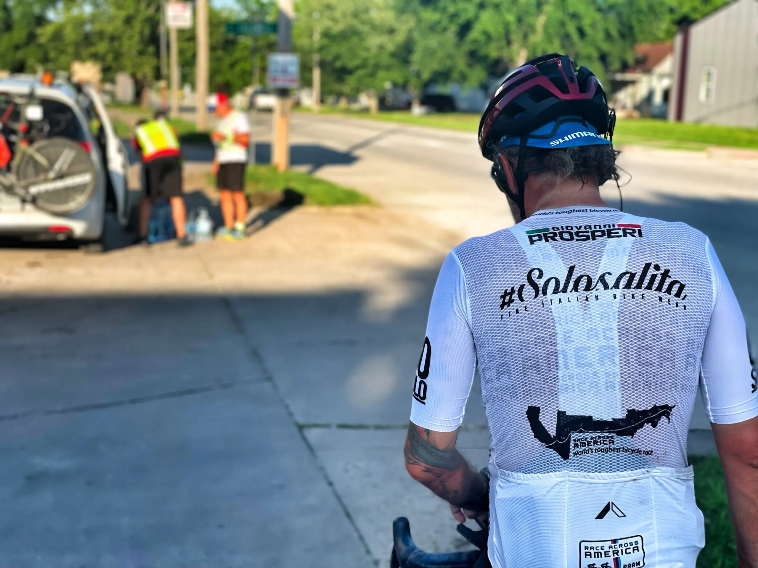 Giovanni Prosperi alla Race Across America